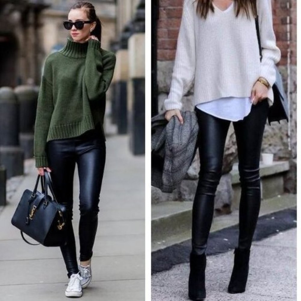 New Faux Leather Leggings